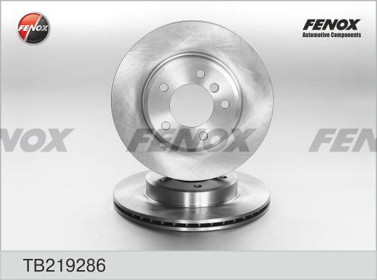 Fenox TB219286 - Тормозной диск autodif.ru