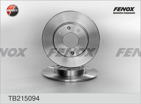 Fenox TB215094 - Тормозной диск autodif.ru