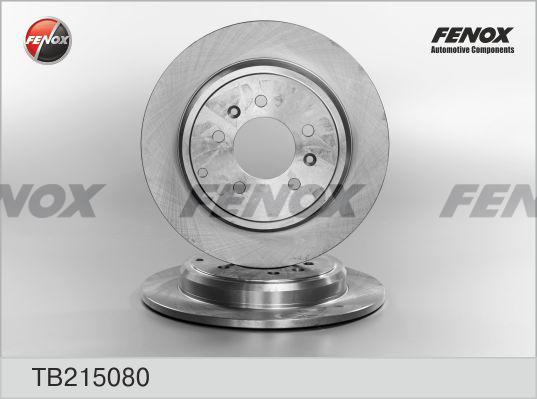 Fenox TB215080 - Тормозной диск autodif.ru
