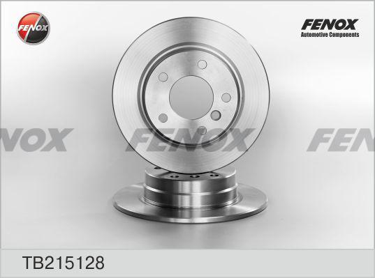 Fenox TB215128 - Тормозной диск autodif.ru