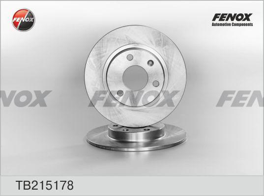 Fenox TB215178 - Тормозной диск autodif.ru
