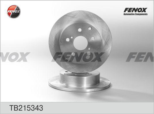 Fenox TB215343 - Тормозной диск autodif.ru