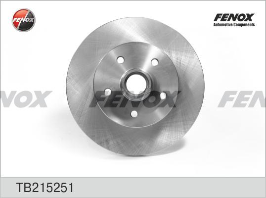 Fenox TB215251 - Тормозной диск autodif.ru