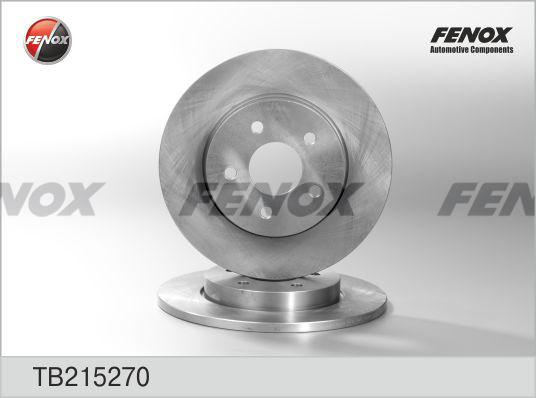 Fenox TB215270 - Тормозной диск autodif.ru