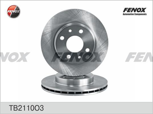 Fenox TB2110O3 - Тормозной диск autodif.ru