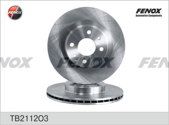 Fenox TB2112O3 - Тормозной диск autodif.ru