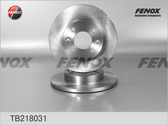 Fenox TB218031 - Тормозной диск autodif.ru