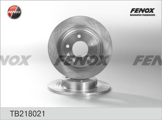 Fenox TB218021 - Тормозной диск autodif.ru