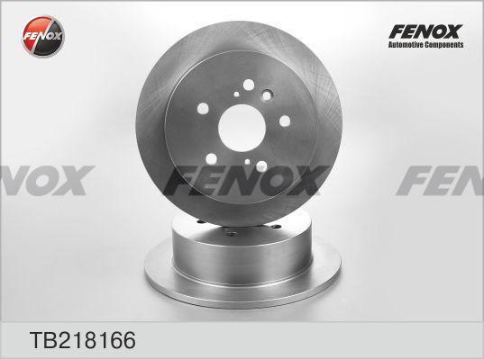 Fenox TB218166 - Тормозной диск autodif.ru