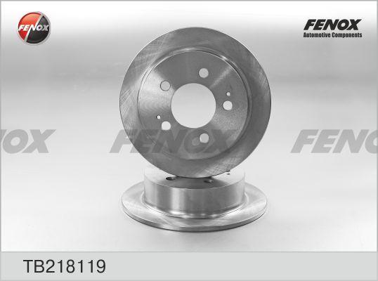 Fenox TB218119 - Тормозной диск autodif.ru