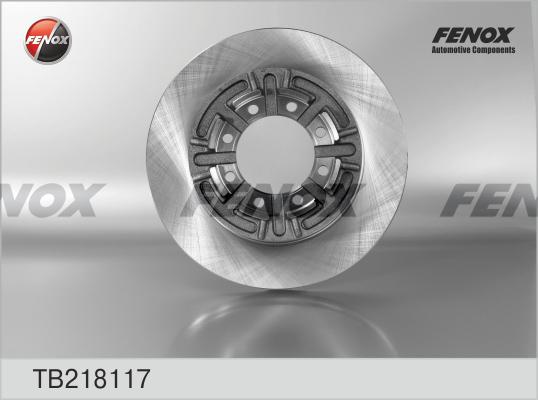 Fenox TB218117 - Тормозной диск autodif.ru