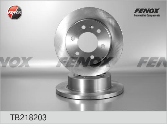 Fenox TB218203 - Тормозной диск autodif.ru