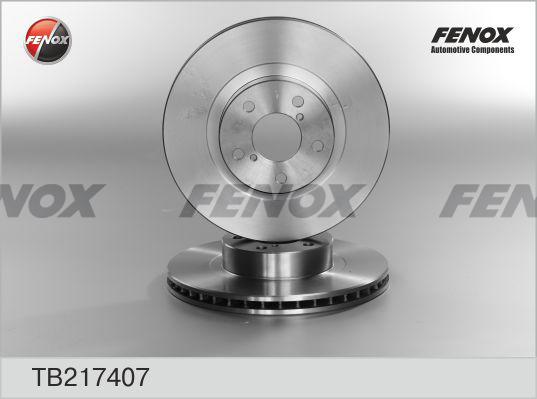 Fenox TB217407 - Тормозной диск autodif.ru
