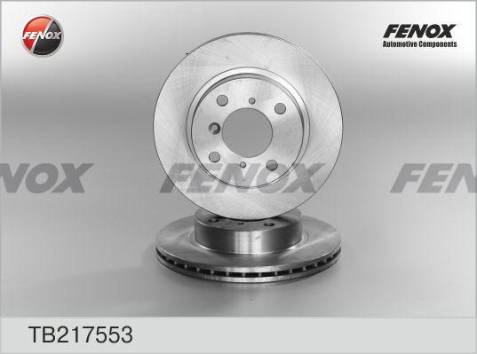 Fenox TB217553 - Тормозной диск autodif.ru