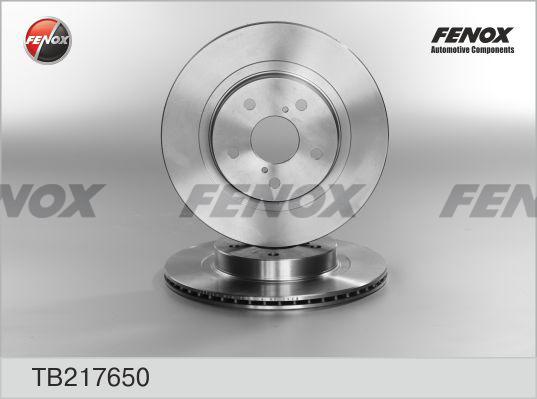 Fenox TB217650 - Тормозной диск autodif.ru