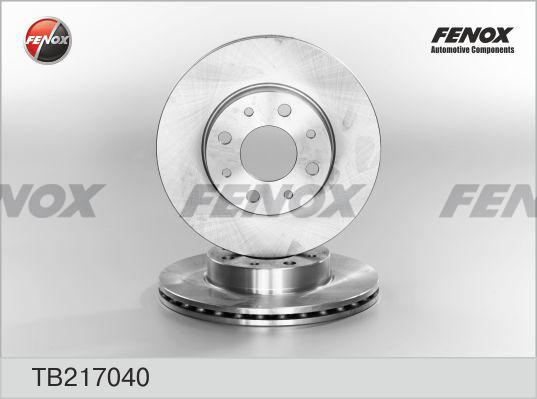 Fenox TB217040 - Тормозной диск autodif.ru