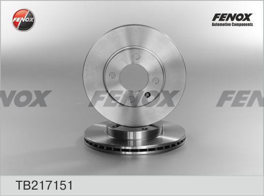 Fenox TB217151 - Тормозной диск autodif.ru