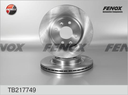 Fenox TB217749 - Тормозной диск autodif.ru