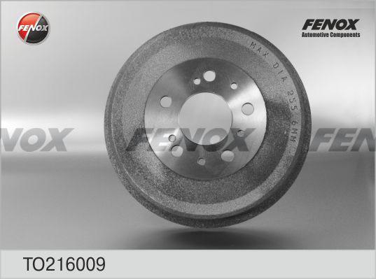 Fenox TO216009 - Тормозной барабан autodif.ru