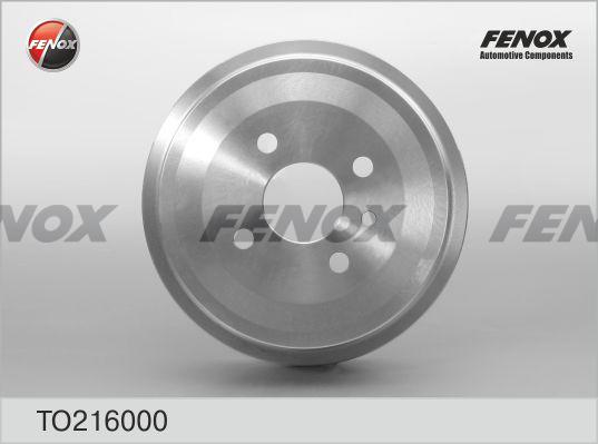 Fenox TO216000 - Тормозной барабан autodif.ru