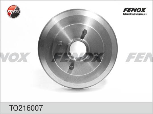 Fenox TO216007 - Тормозной барабан autodif.ru