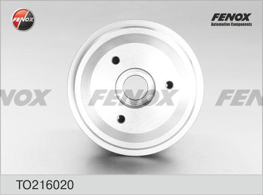 Fenox TO216020 - Тормозной барабан autodif.ru