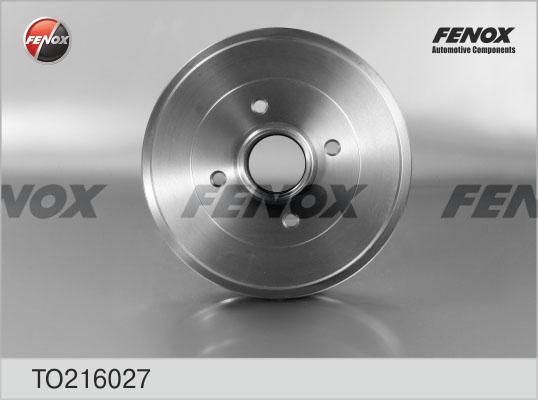 Fenox TO216027 - Тормозной барабан autodif.ru