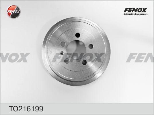 Fenox TO216199 - Тормозной барабан autodif.ru