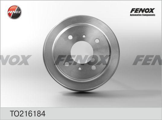 Fenox TO216184 - Тормозной барабан autodif.ru