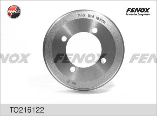 Fenox TO216122 - барабан тормозной autodif.ru
