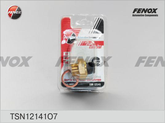 Fenox TSN12141O7 - датчик включения вентилятора! 87-82град.\ Audi 100, VW Golf/Passat, Saab 900/9000 74-93 autodif.ru