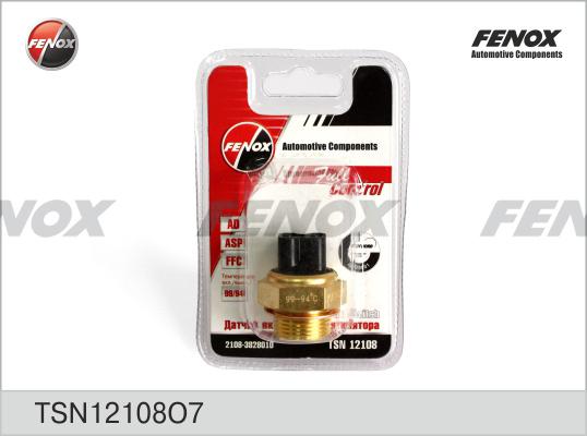 Fenox TSN12108O7 - Датчик включения вентилятора (температуры) (99/94С) 2108-2115,1111 (FENOX) autodif.ru