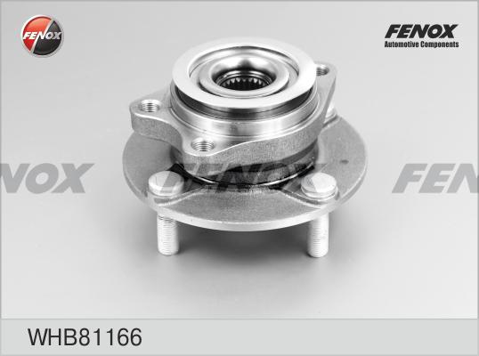 Fenox WHB81166 - Ступица колеса, поворотный кулак autodif.ru