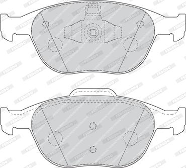 Ferodo FDB1568 - Тормозные колодки, дисковые, комплект autodif.ru