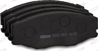 Ferodo FDB169-D - Тормозные колодки, дисковые, комплект autodif.ru