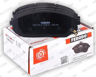 Ferodo FDB1735-D - Тормозные колодки, дисковые, комплект autodif.ru