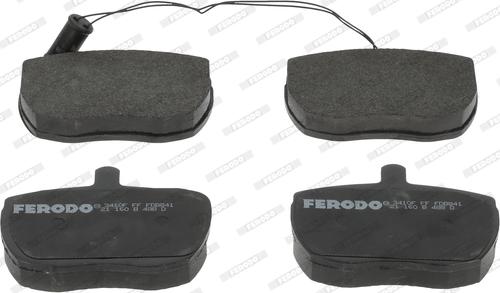 Ferodo FDB841 - Тормозные колодки, дисковые, комплект autodif.ru