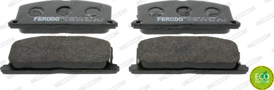 Ferodo FDB308 - Тормозные колодки, дисковые, комплект autodif.ru