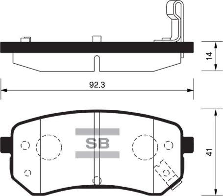 FI.BA FBP1189 - Тормозные колодки, дисковые, комплект autodif.ru