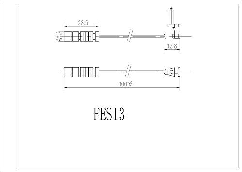 FI.BA FES13 - Сигнализатор, износ тормозных колодок autodif.ru