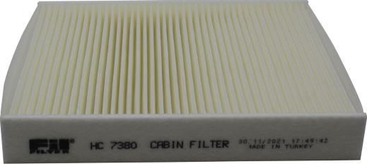 FIL Filter HC 7380 - Фильтр салонный TOYOTA Camry (XV70)Corolla E210RAV IV 18-> FIL FILTER HC7380 autodif.ru