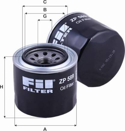 FIL Filter ZP 589 - Масляный фильтр autodif.ru