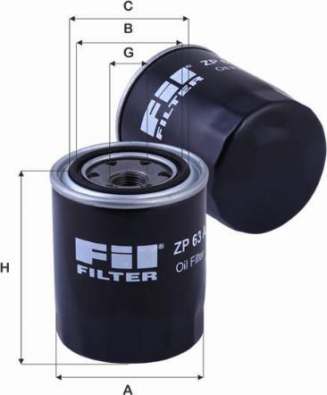 FIL Filter ZP 63 A - Масляный фильтр autodif.ru