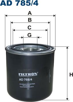 Filtron AD785/4 - Патрон осушителя воздуха, пневматическая система autodif.ru