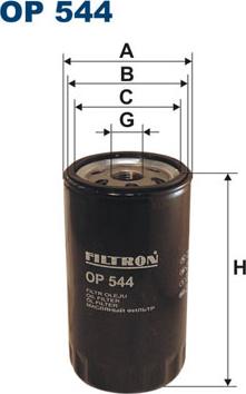 Filtron OP544 - Масляный фильтр autodif.ru