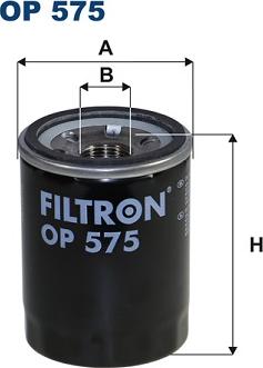 Filtron OP575 - Масляный фильтр autodif.ru