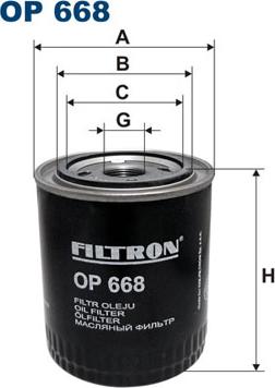 Filtron OP668 - Гидрофильтр, автоматическая коробка передач autodif.ru