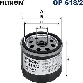 Filtron OP 618/2 - Масляный фильтр autodif.ru