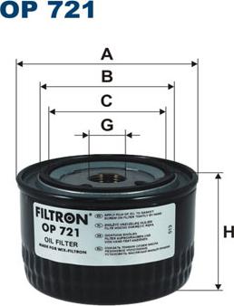 Filtron OP721 - Гидрофильтр, автоматическая коробка передач autodif.ru