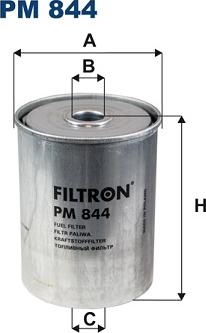 Filtron PM844 - Топливный фильтр autodif.ru